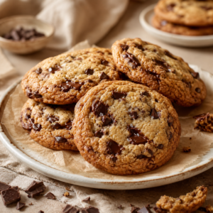 Brown Butter Sourdough Chocolate Chip Cookies
